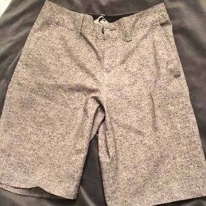 Quicksilver boys board shorts. Gray. 7/8